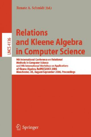 Книга Relations and Kleene Algebra in Computer Science Renate A. Schmidt