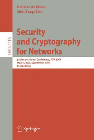 Könyv Security and Cryptography for Networks Roberto De Prisco