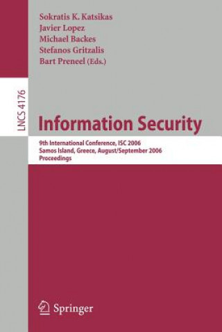 Kniha Information Security Sokratis K. Katsikas