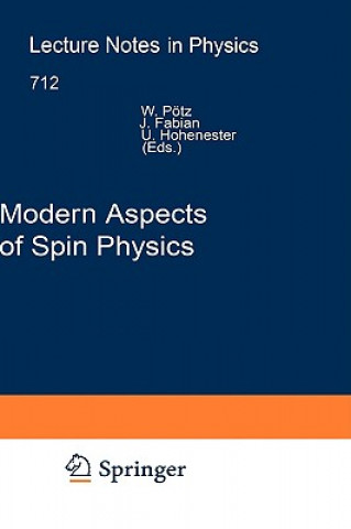 Kniha Modern Aspects of Spin Physics Walter Pötz