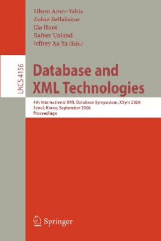Книга Database and XML Technologies Sihem Amer-Yahia