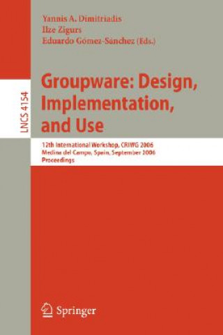 Libro Groupware: Design, Implementation, and Use Yannis A. Dimitriadis