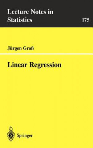 Kniha Linear Regression J. Groß