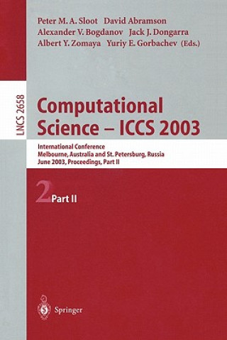 Kniha Computational Science - ICCS 2003 Peter M. A. Sloot