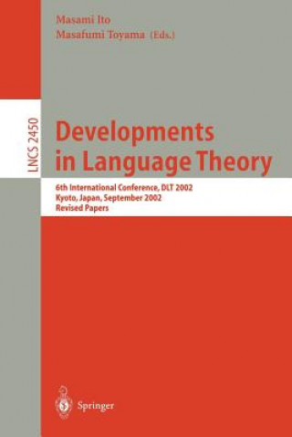 Книга Developments in Language Theory Masami Ito