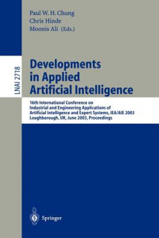 Kniha Developments in Applied Artificial Intelligence Ali Moonis