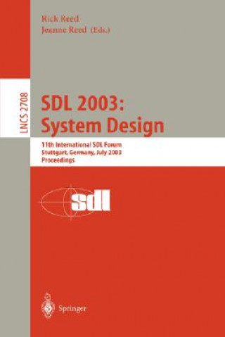 Könyv SDL 2003: System Design Rick Reed