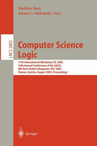 Книга Computer Science Logic Matthias Baaz