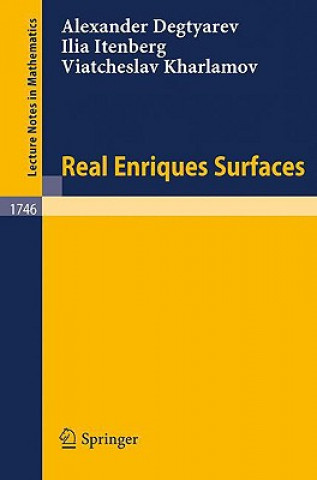 Buch Real Enriques Surfaces Alexander Degtyarev