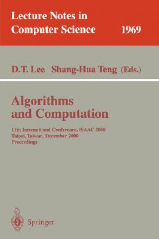 Carte Algorithms and Computation D.T. Lee