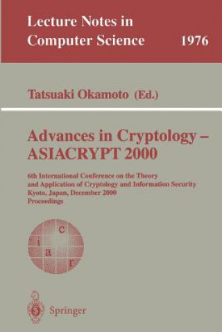Kniha Advances in Cryptology - ASIACRYPT 2000 Tatsuaki Okamoto