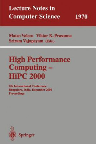 Kniha High Performance Computing - HiPC 2000 Mateo Valero