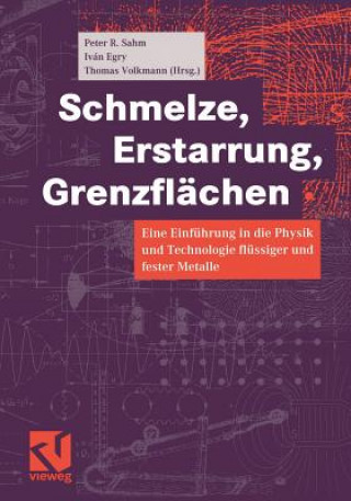 Könyv Schmelze, Erstarrung, Grenzflächen Peter R. Sahm