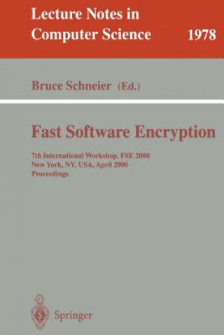 Βιβλίο Fast Software Encryption Bruce Schneier
