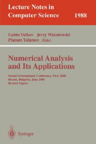 Carte Numerical Analysis and Its Applications Lubin Vulkov