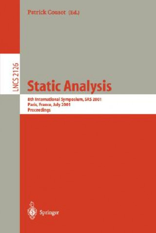 Könyv Static Analysis Patrick Cousot