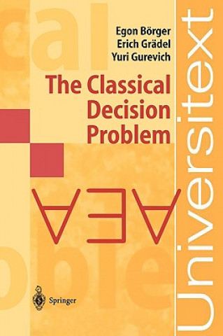 Book Classical Decision Problem Egon Börger
