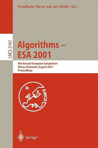 Kniha Algorithms - ESA 2001 Friedhelm Meyer auf der Heide