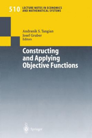 Könyv Constructing and Applying Objective Functions Andranik S. Tangian