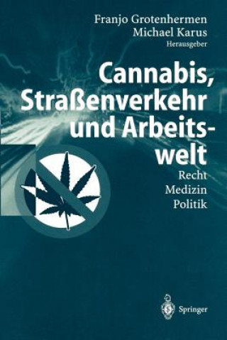 Kniha Cannabis, Stra enverkehr Und Arbeitswelt Franjo Grotenhermen
