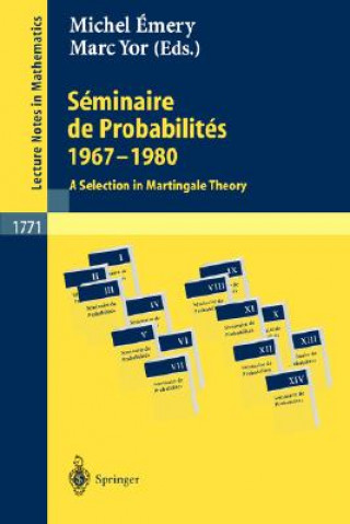 Książka Séminaire de Probabilités 1967-1980 Michel Emery