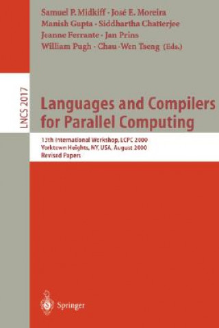 Könyv Languages and Compilers for Parallel Computing Samuel P. Midkiff