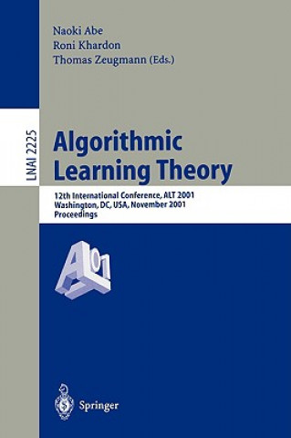 Book Algorithmic Learning Theory Naoki Abe