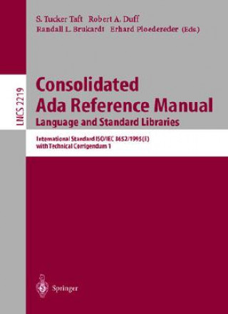 Kniha Consolidated Ada Reference Manual, Language and Standard Libraries S. Tucker Taft