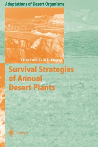 Kniha Survival Strategies of Annual Desert Plants Yitzchak Gutterman