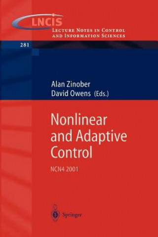 Könyv Nonlinear and Adaptive Control Alan Zinober