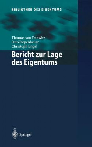 Kniha Bericht Zur Lage Des Eigentums Thomas von Danwitz