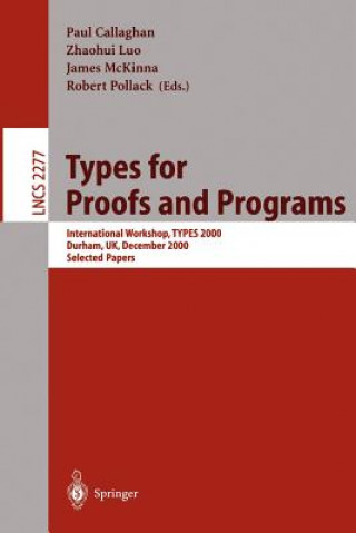Book Types for Proofs and Programs Paul Callaghan