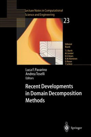 Buch Recent Developments in Domain Decomposition Methods Luca F. Pavarino