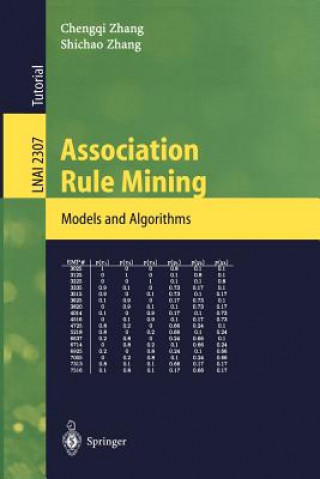 Kniha Association Rule Mining Chengqi Zhang