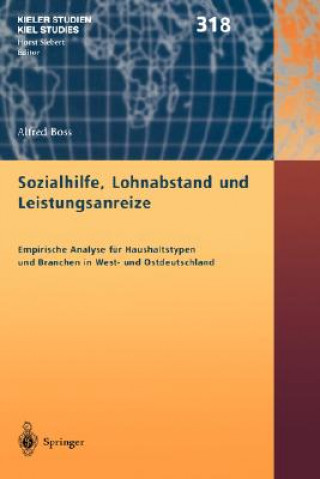 Könyv Sozialhilfe, Lohnabstand und Leistungsanreize Alfred Boss