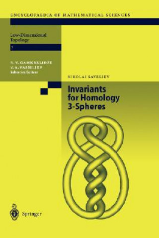 Könyv Invariants of Homology 3-Spheres Nikolai Saveliev