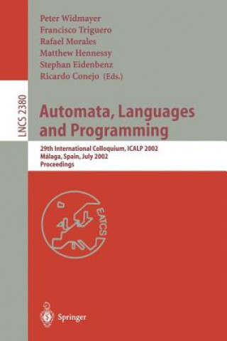 Książka Automata, Languages and Programming Peter Widmayer