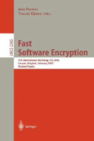 Book Fast Software Encryption Joan Daemen