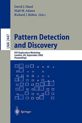 Kniha Pattern Detection and Discovery David J. Hand