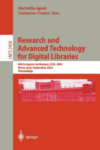 Knjiga Research and Advanced Technology for Digital Libraries Maristella Agosti