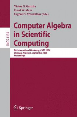 Książka Computer Algebra in Scientific Computing V.G. Ganzha