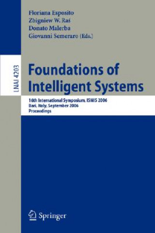Könyv Foundations of Intelligent Systems Floriana Esposito