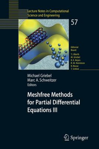 Kniha Meshfree Methods for Partial Differential Equations III Michael Griebel