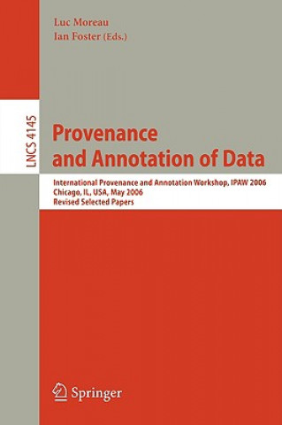 Book Provenance and Annotation of Data Ian Foster