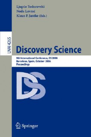 Kniha Discovery Science Nada Lavrac
