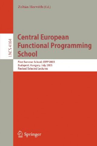 Książka Central European Functional Programming School Zoltán Horváth