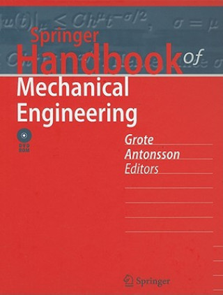 Книга Springer Handbook of Mechanical Engineering, w. DVD-ROM Karl-Heinrich Grote