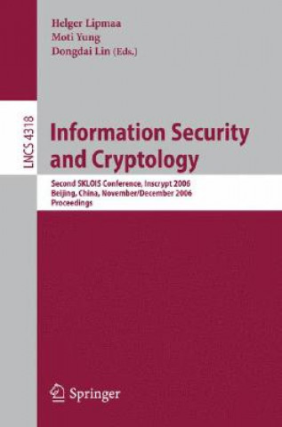 Könyv Information Security and Cryptology Helger Lipmaa