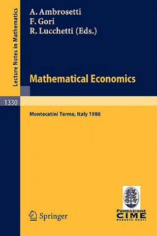 Kniha Mathematical Economics Antonio Ambrosetti