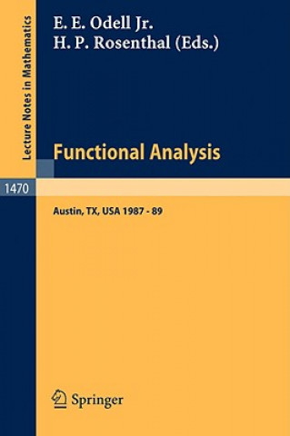Kniha Functional Analysis Edward W. Odell